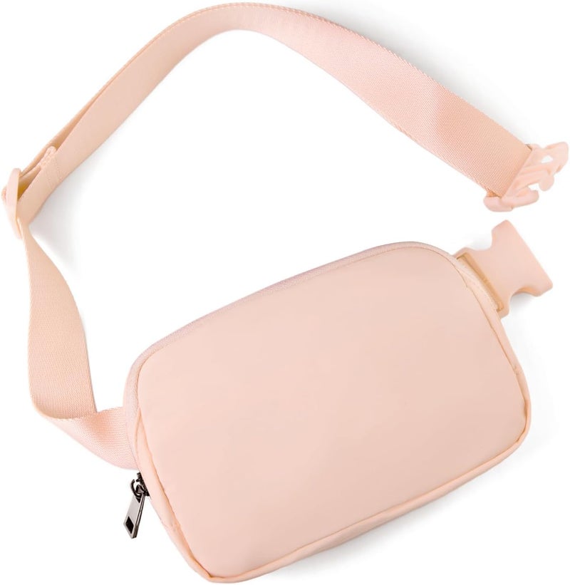Gitus Belt Bag Fanny Pack Crossbody Bags for Women Fashion Waist Packs with Adjustable Strap Gifts for Women Men Teen Girls (Coral Pink) - Image 1
